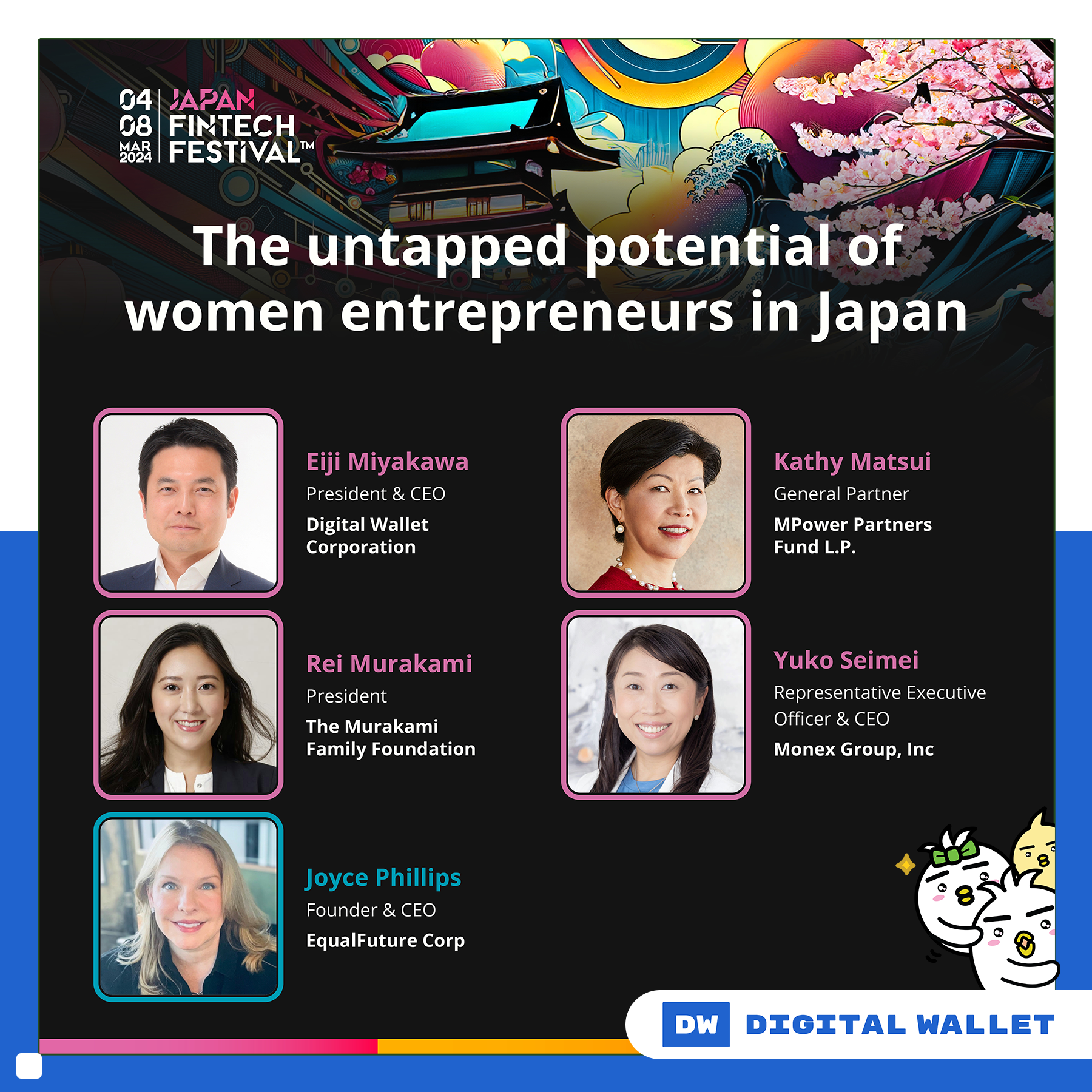 fintech festival japan speakers women entrepreneur eiji miyakawa